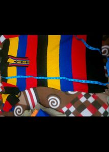 Beautiful Multicolour Woollen Kurti In Xl Size