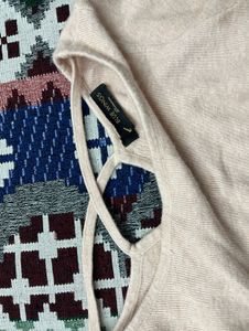 Peach Bell Sleeve Top