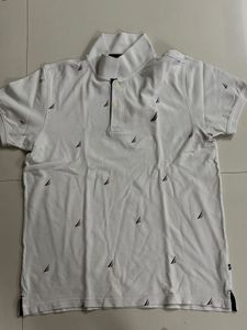 White Polo T-shirt Nautica Brand