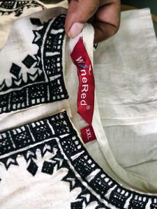 WINERED khadi Cotton Kurta Set With Dupatta