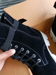 Ankle Length Black Boots