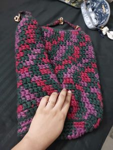 Crochet Yarn Handbag