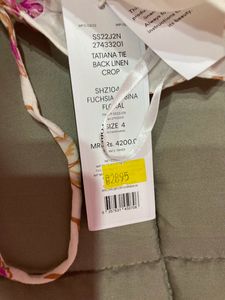 Forever New TATIANA TIEBACK LINENCROP