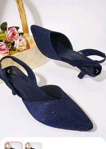 JM Looks pointed toe kitten pumps