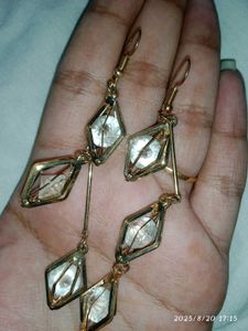 Trendy Crystal Drop Earrings