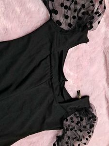 Chic Black Midi Dress