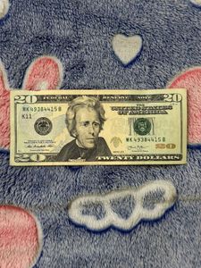America USA 20 USD Dollar Bank Note Currency