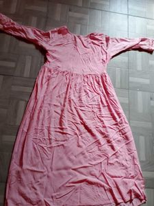 Women's Chickankari Anarkali Kurta