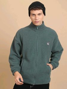 Highlander Green Fleece Jacket, M Size