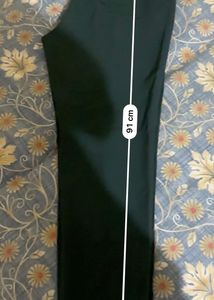 Green Straight Leg Pants