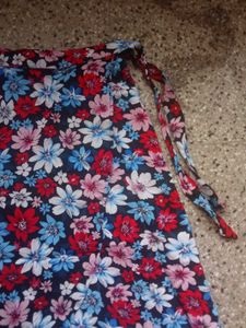 Floral Wrap Around Skirt