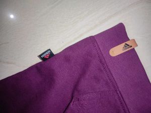 Adidas Purple Zip-Up Hoodie
