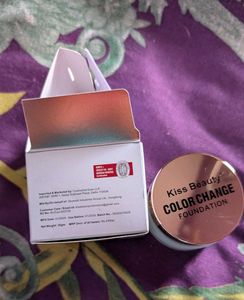 Kiss Beauty Foundation + Insight lipstick