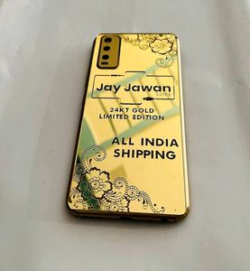 Mobile Customised Golden Back Cover