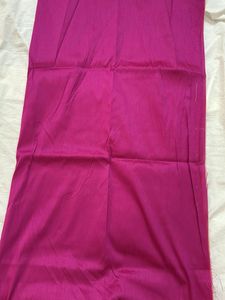 💝Bold Magenta Slub Cotton Bottom Fabric