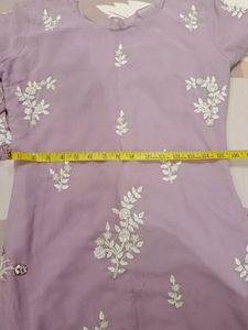 Work Kurti With Pant And Dupatta