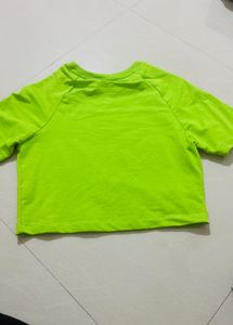 Levis Green Crop Top