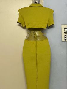 SHEIN BRANDED YELLOW Maxi Dress