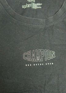 HRX Champion Black Tee For Women