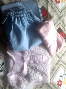 Chikankari Kurta With Jeans And Inner