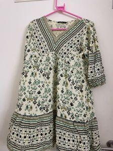 Patterned Mini Dress