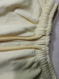 Light Yellow Sweat Shorts