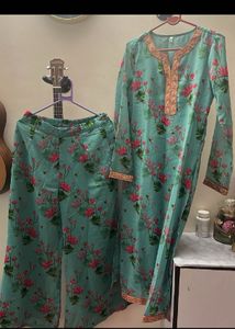 Floral Print Kurta