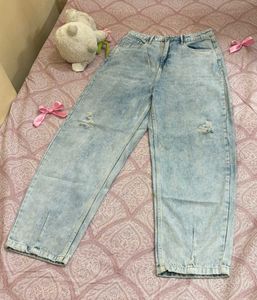 Acid Wash Denim Jeans