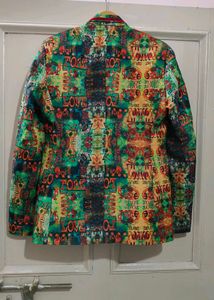 Fluorescent Green Blazer