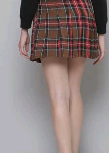 Plaid Mini Skirt