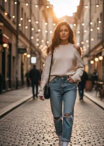 beige cold shoulder top