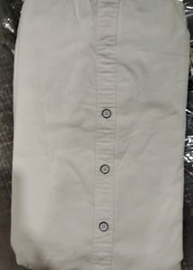 Casual White Shirt  L Size