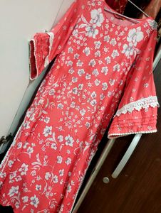 Rangriti Floral Print Kurta