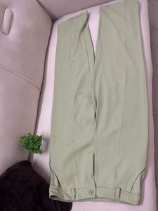 Elegant Light Green Pants