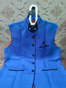 Jacket Blue Nehru Vest - Stylish &amp; Unique