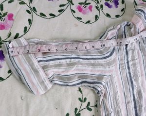 White Knee-Length Kurta