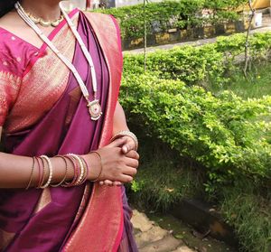 Elegant Purple Saree