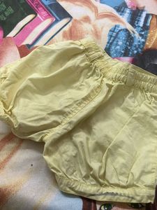 Yellow Shorts 6m -18m