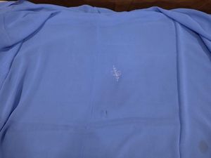 💙🫰🏻Pastel Blue Chikankari Silk Saree with