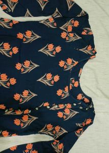 Nevy blue Kurta Set