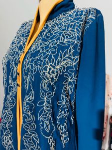 Beautiful Blue Embroidered Kurta