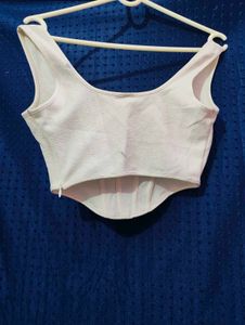 SHEIN off-white corset top ✨