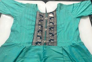 Anarkali Sea Green