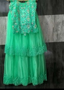 Very Beautiful Green Lehenga/Gown