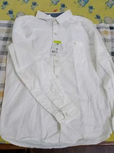 White Shirt Plain Boys 8 To 10 Years