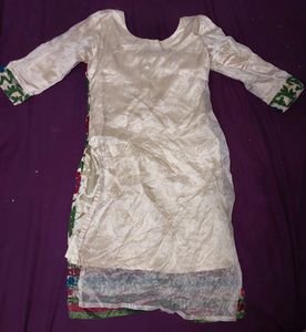 Flower Design Net Kurti