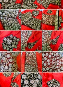 Heavywork✨Partywear Bootawork Lace Saree💕💐✨