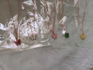 Aesthetic Butterfly Necklace 🌷 Pack Of 5