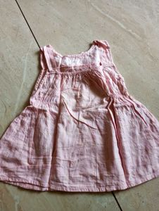 Cute Pink Baby Dress with Bow
