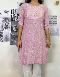 Pink Kurta